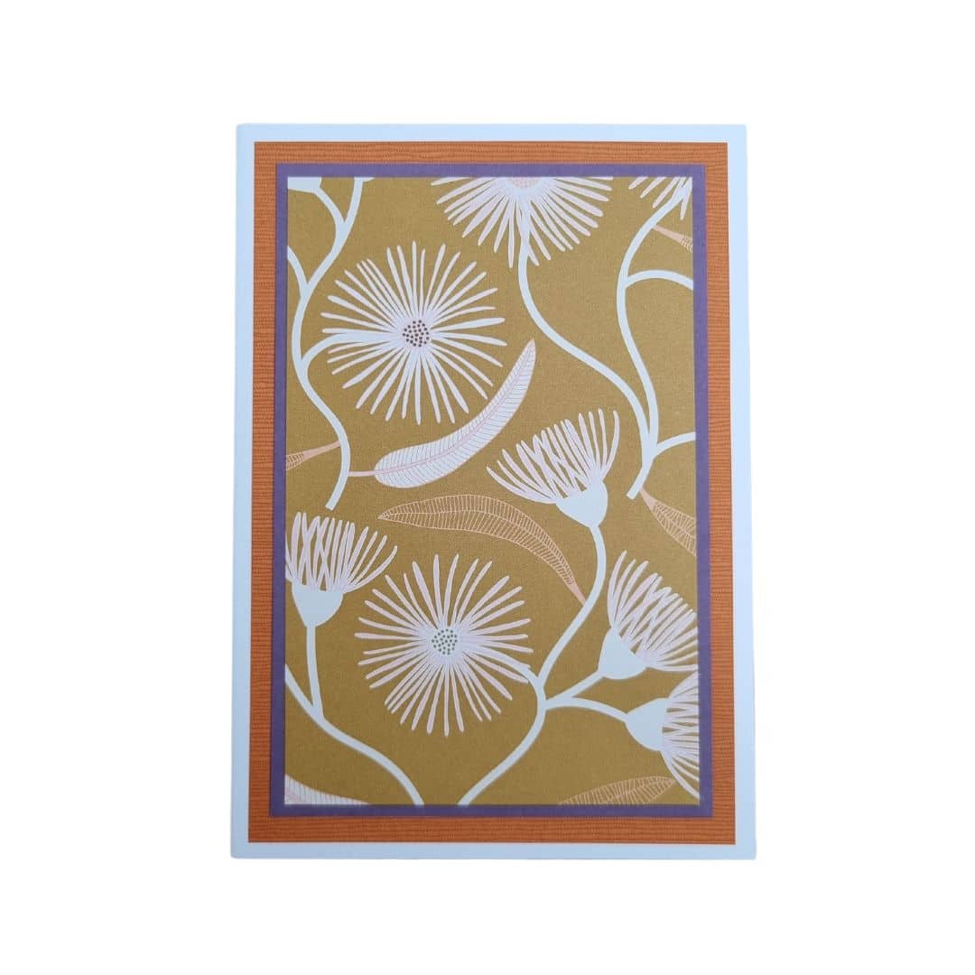 Handmade Cards By Us - Mustard Botanical